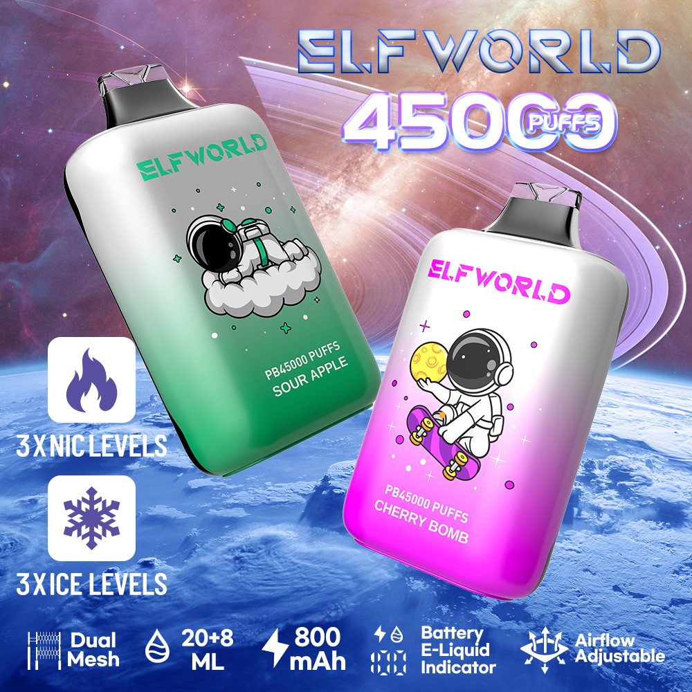 ELF WORLD PB45000 Puffs Disposable Vape Wholesale