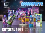 UZY Crystal 100K Puffs 4 in 1 Disposable Vape Wholesale - Image 4