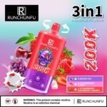 RUNCHUNFU 3 IN 1 200K Puffs Disposable Vape Wholesale Italy - Image 4