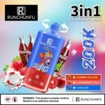 RUNCHUNFU 3 IN 1 200K Puffs Disposable Vape Wholesale Italy - Image 2