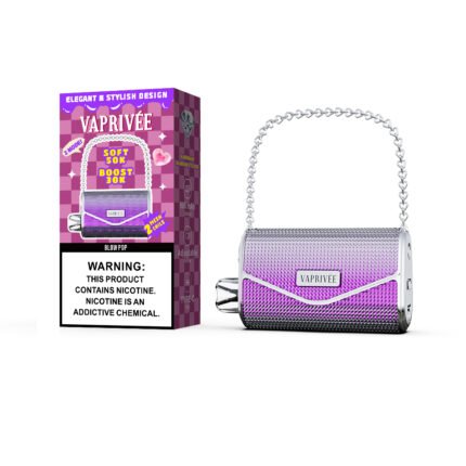 Vaprivee 50k Puffs Disposable Vape Dual Mode Diamond Handbag Style Design Vape