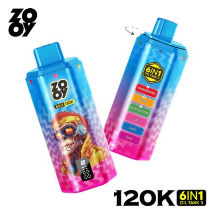 Zooy 120k Puffs 6 Flavors Disposable Vape EU warehouse