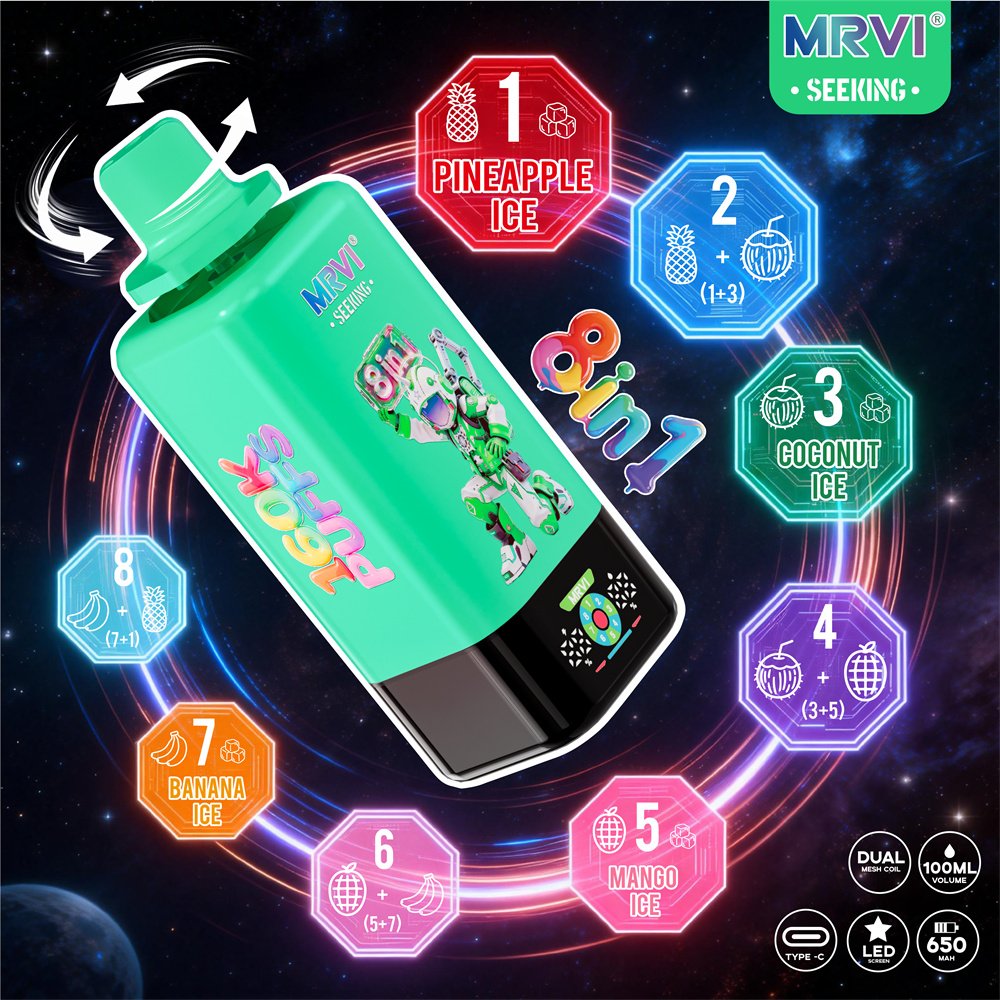 tito nano disposable vape Rick and Morty Vape Disposable 14ml Juice Capacity main image 1