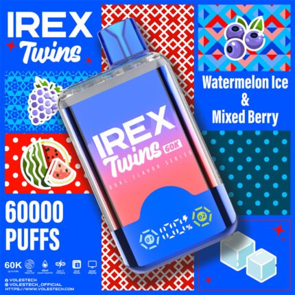IREX Twins 60K Disposable Vape Dual Flavor 2-in-1