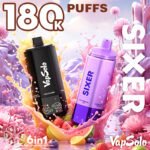 Vapsolo Sixer 180K Disposable Vape Wholesale - Image 3