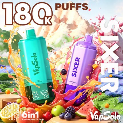 Vapsolo Sixer 180K Disposable Vape Wholesale
