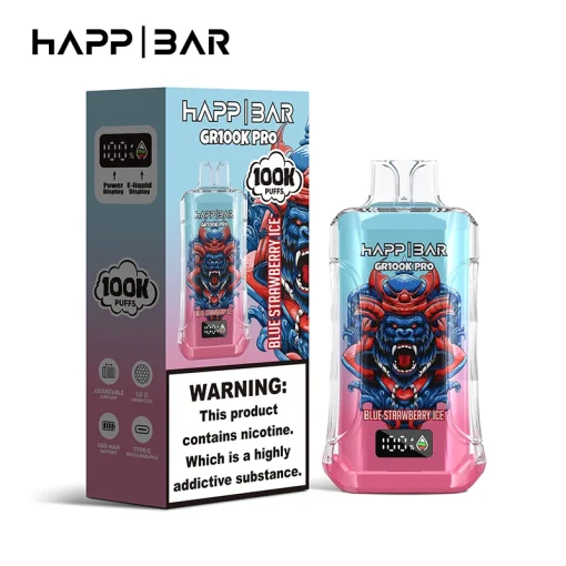 HAPP BAR GR100K PRO Happ Bar GR100K Pro 100K Puffs Disposable Vape Online - Image 1