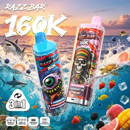 RAZZBAR 160K puffs Wholesale EU Warehouse