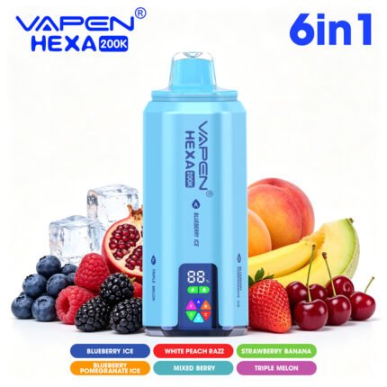 VAPEN HEXA 200K Disposable Vape Wholesale EU